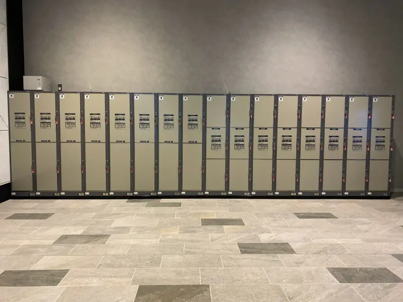 Location of Coin Lockers at Dejima Messe Nagasaki