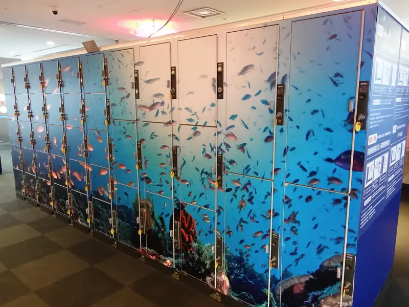 Coin lockers near the entrance on the 3rd floor 02