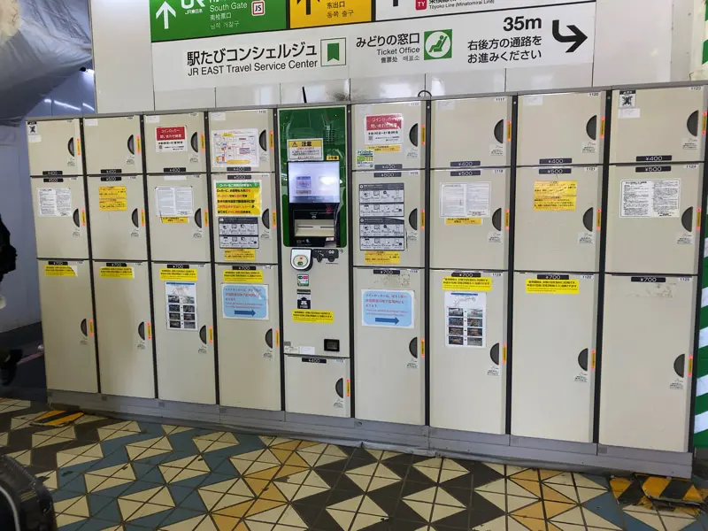 Coin Lockers at JR Shibuya Station 02