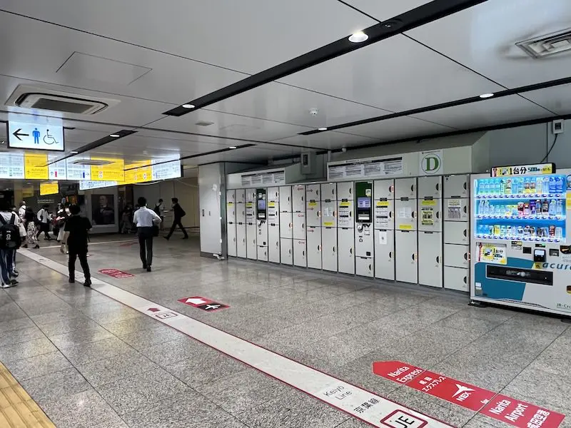 Inside the ticket gates [D] Coin Lockers in the Marunouchi Central North-South Passage on the 1st floor