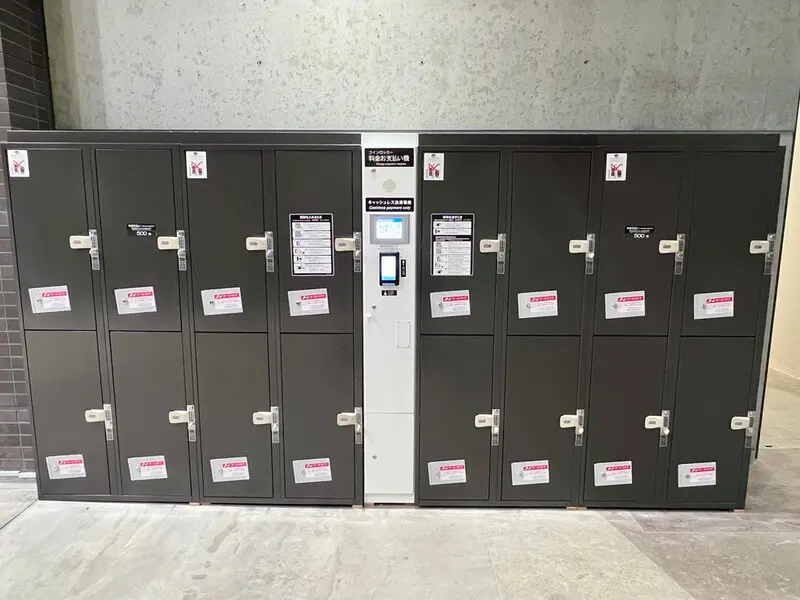 coin lockers in Esconfield