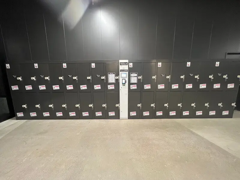 coin lockers in Esconfield