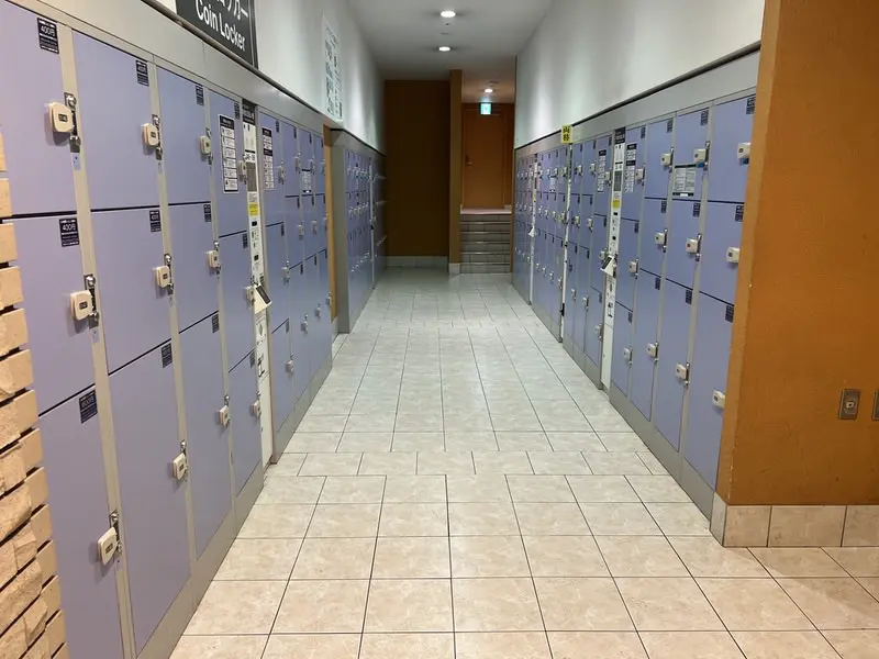 JR Sapporo Station B1F Daimaru side coin lockers (North exit underpass side)