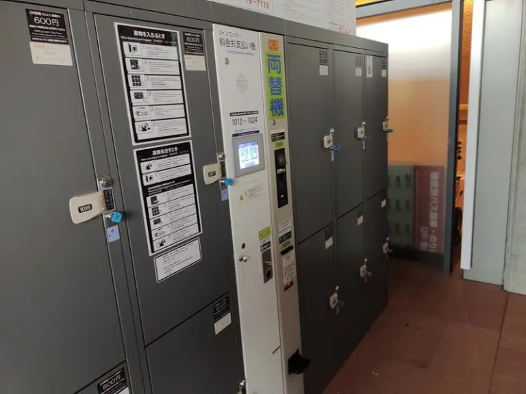 Coin lockers outside the east ticket gate 02
