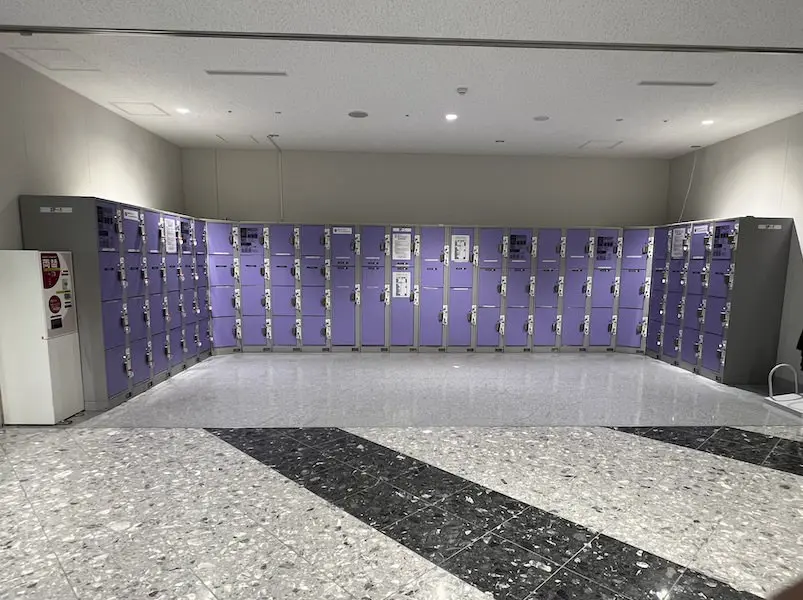 [2F-1] Coin Lockers next to Gate A of the Domestic Departure Lobby on the 2nd floor