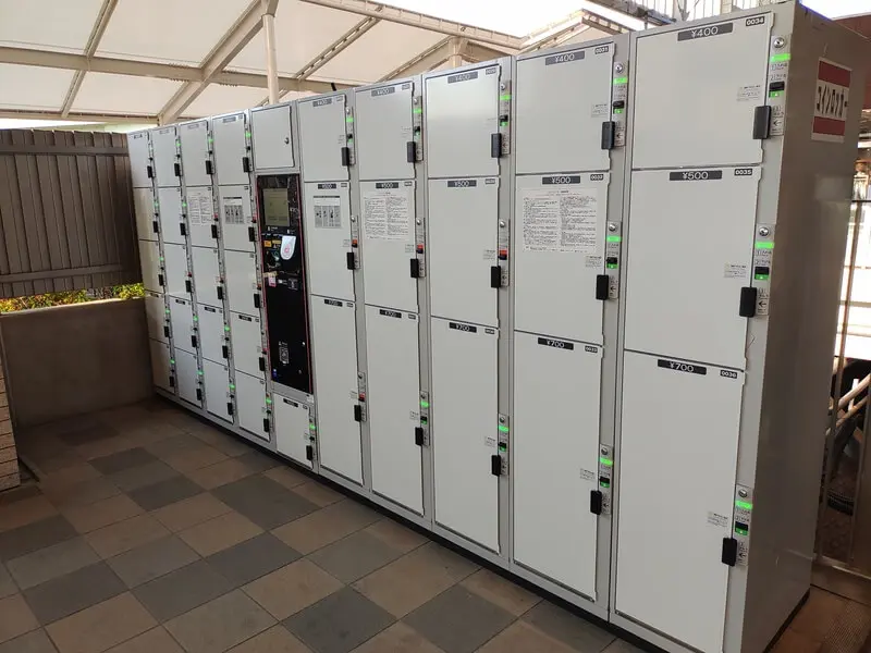 Coin lockers at Minami-Machida Granbury Park Station02
