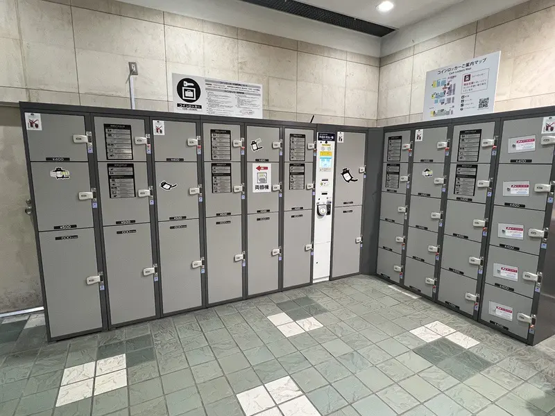 JR札幌車站Esta地下1層的投幣櫃