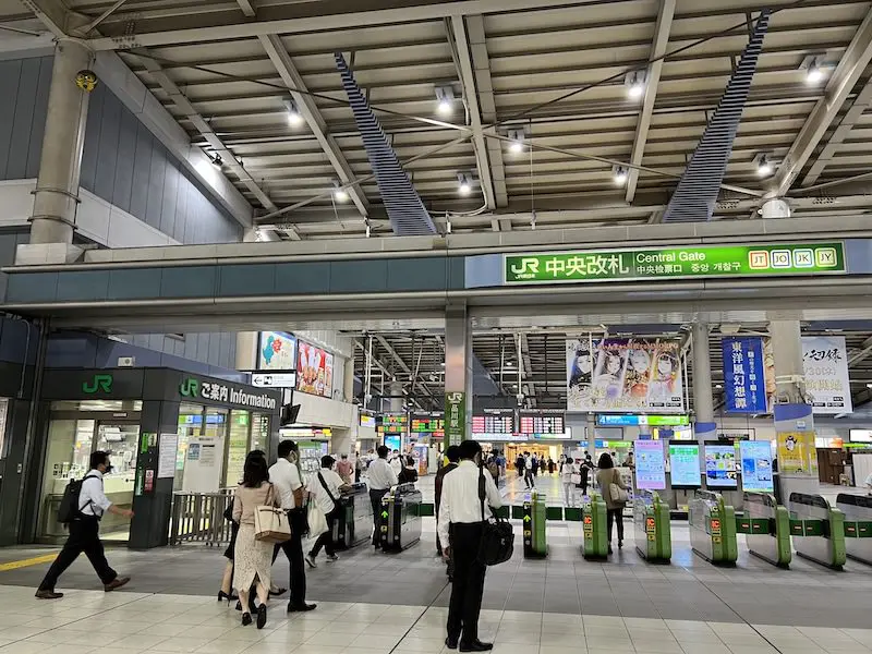 JR品川站中央檢票