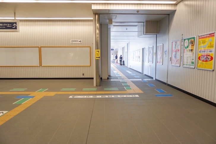 JR京成線日暮里駅から舎人ライナーへの行き方3