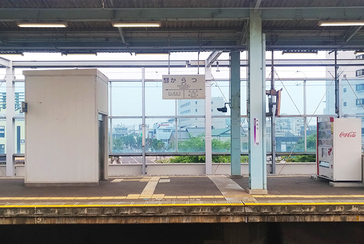 唐津駅ホーム