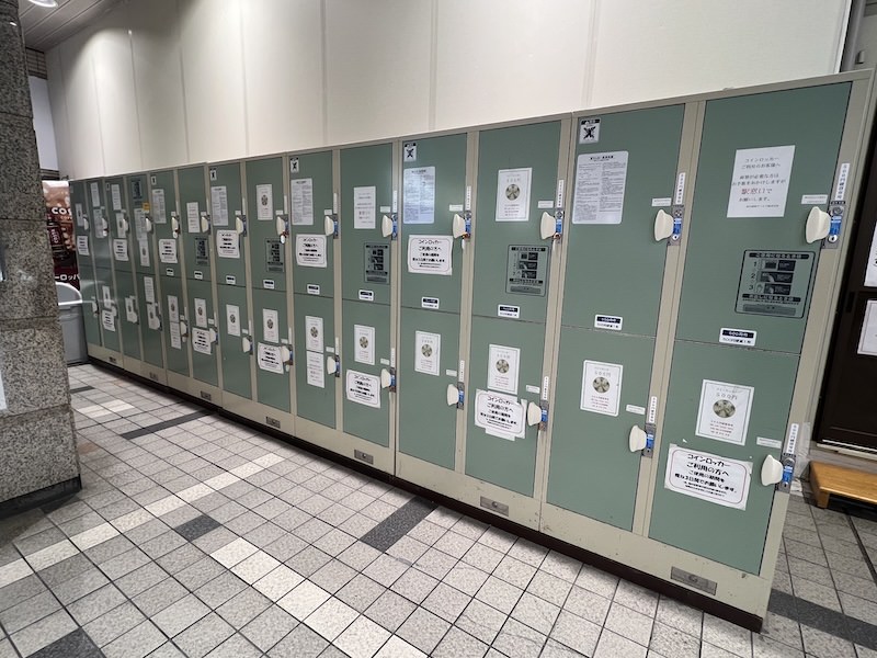 電鉄富山駅のコインロッカー