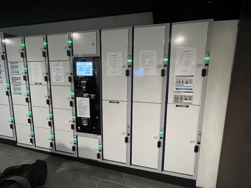 【改札外】南改札外ロッカールーム内のコインロッカー(現金専用)