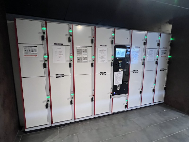 【改札外】南改札外ロッカールーム内のコインロッカー(現金専用)