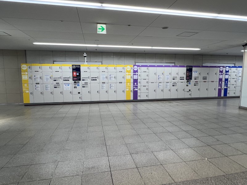 地下1階髙島屋前のコインロッカー