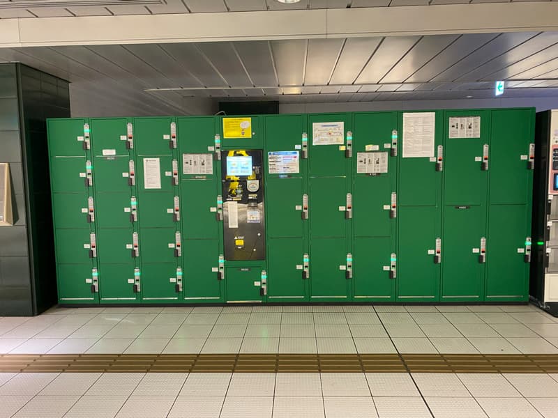 天神南駅のコインロッカー