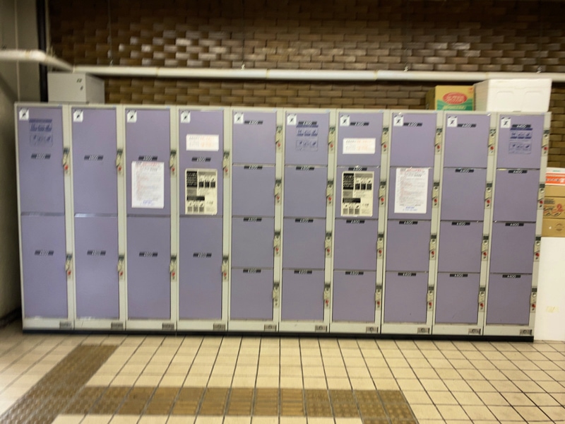 富良野駅のコインロッカー