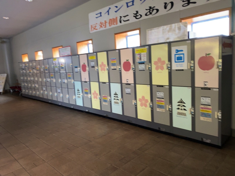 弘前駅のコインロッカー