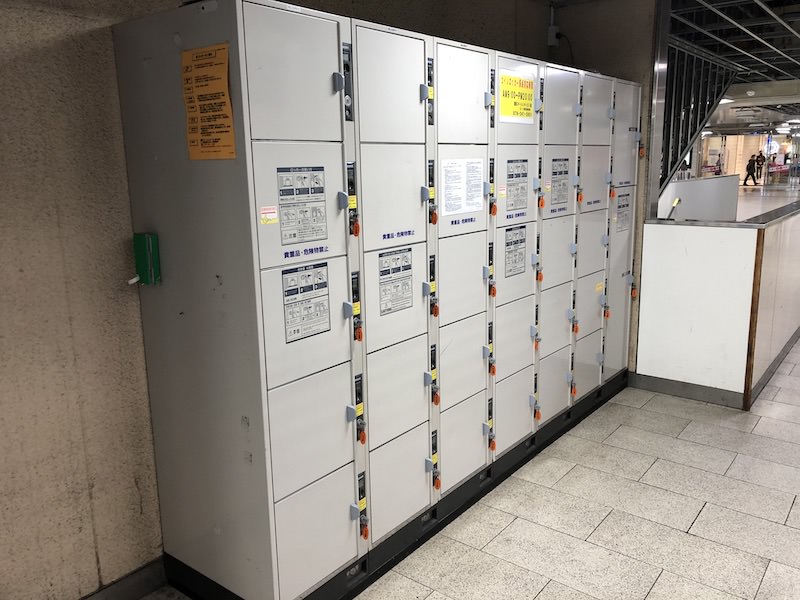 六甲道駅のコインロッカー