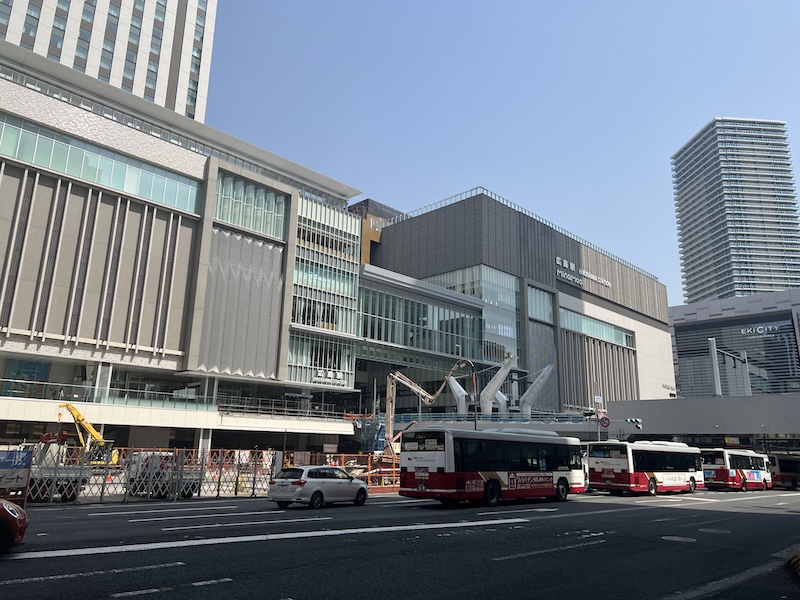 minamoaが開業し、あとは路面電車の乗り入れを残すのみとなった広島駅