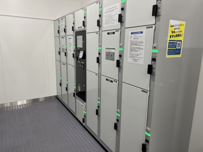 【改札外】minamoa1階東側コインロッカールーム内のコインロッカー