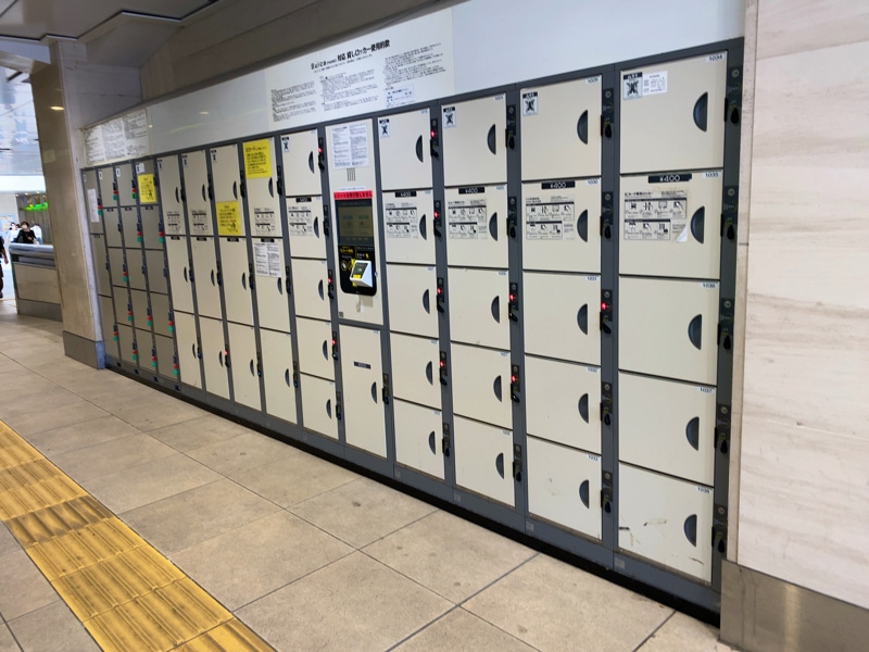 茅ヶ崎駅のコインロッカー 北口