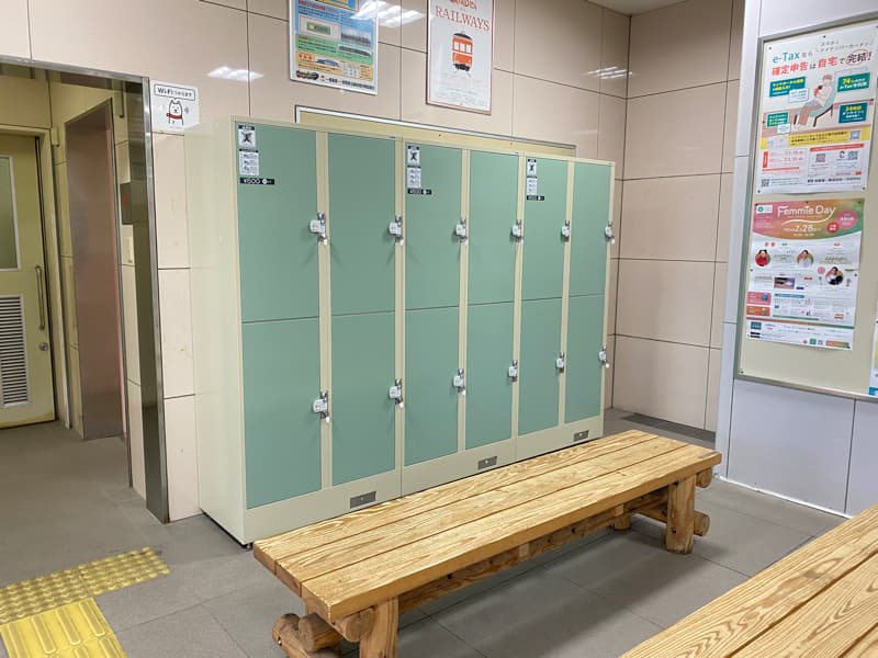 電鉄出雲市駅のコインロッカー