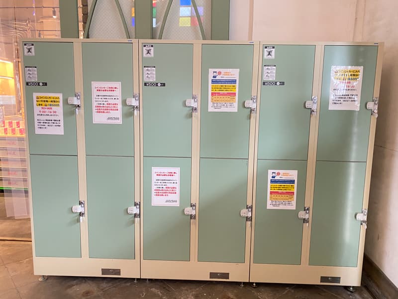 出雲大社前駅のコインロッカー