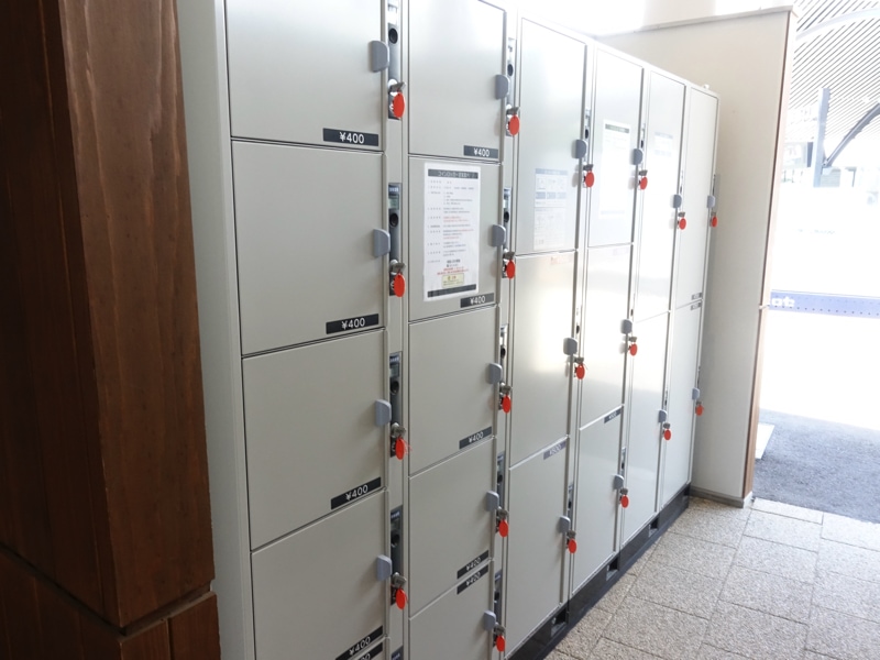 宮島口旅客ターミナルのコインロッカー