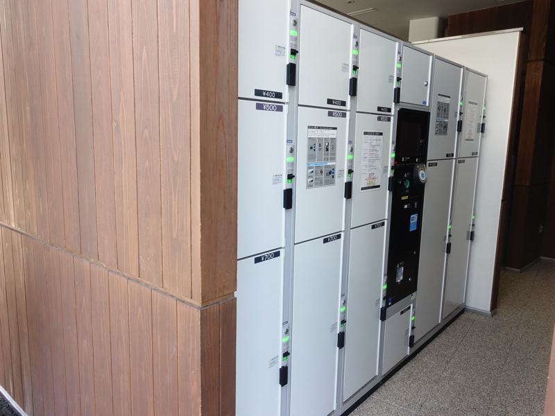 宮島口旅客ターミナルのコインロッカー