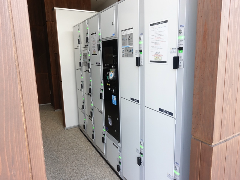 宮島口旅客ターミナルのコインロッカー