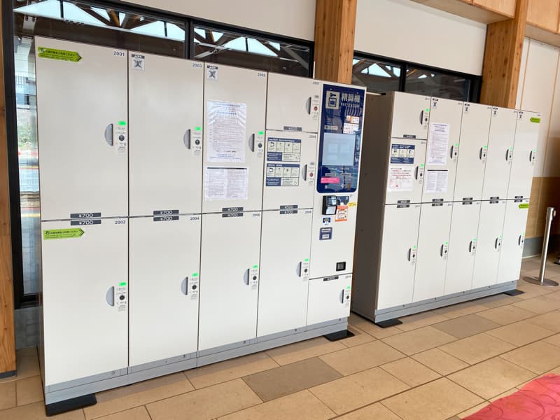 登別駅のコインロッカー