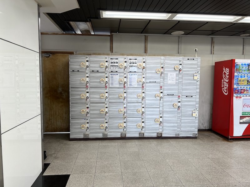 出屋敷駅のコインロッカー