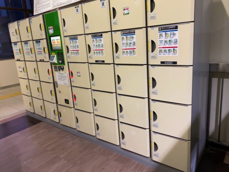 長岡駅のコインロッカー 交通系ICカード対応
