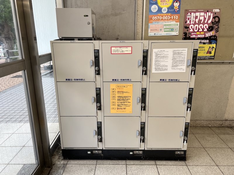 河内磐船駅のコインロッカー