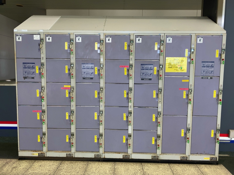 小机駅のコインロッカー