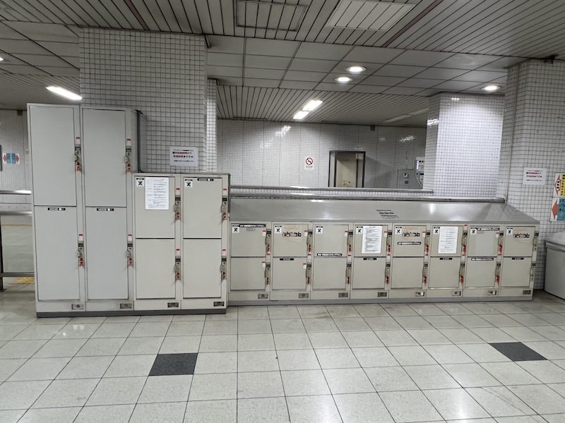 醍醐駅のコインロッカー