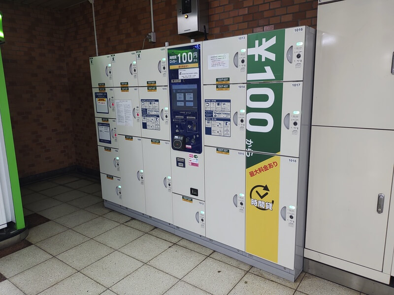 浜町駅のコインロッカー