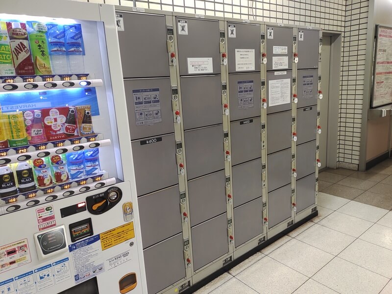 一之江駅のコインロッカー