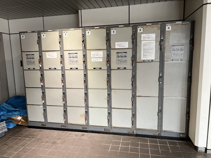 ゆりかもめ豊洲駅のコインロッカー