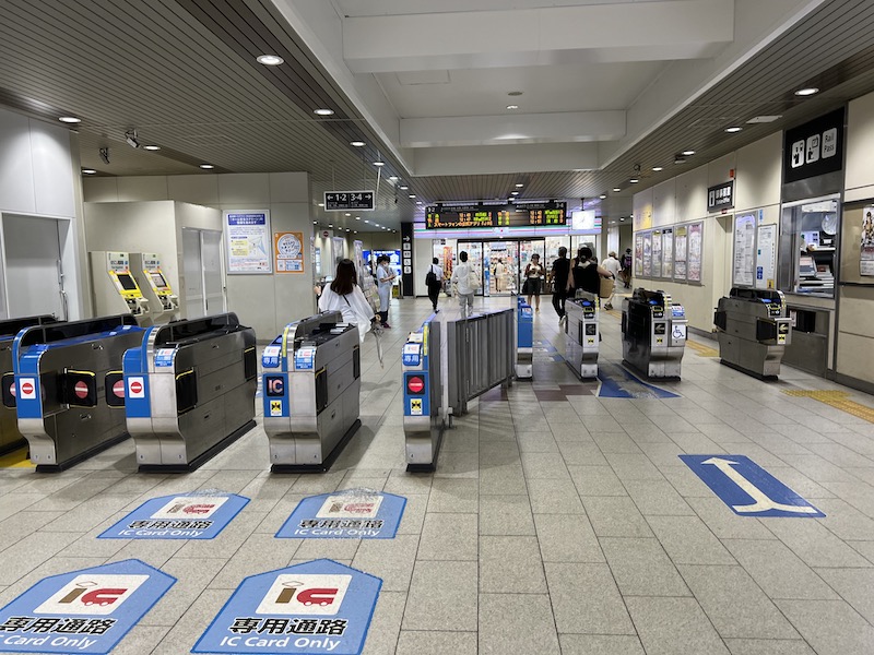 JR住吉駅の改札