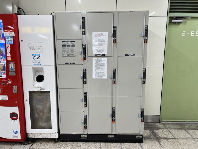 阿倍野駅のコインロッカー