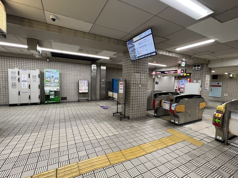 コインロッカーと北改札