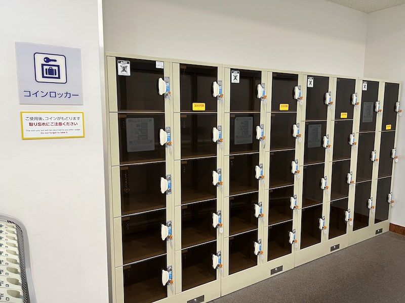 地下鉄博物館利用者用ロッカー