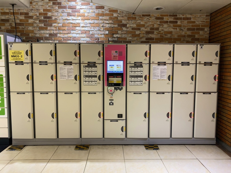日本大通り駅のコインロッカー