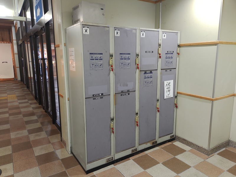 武雄温泉駅のコインロッカー