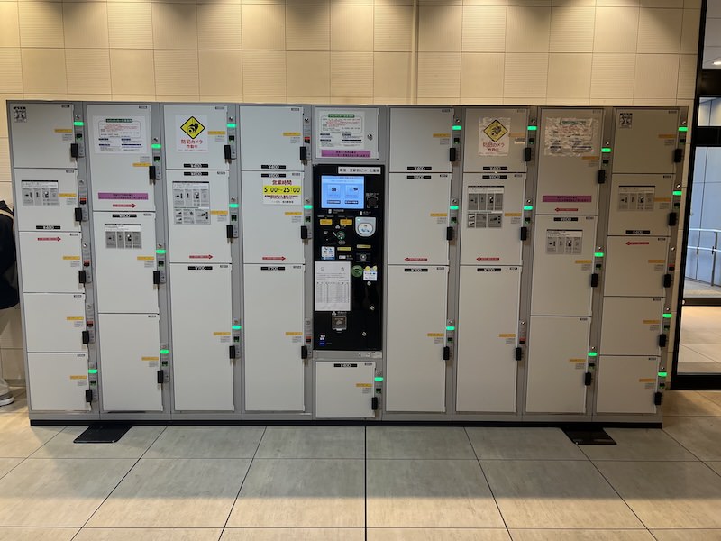尾張一宮駅のコインロッカー