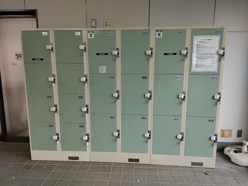 岩井駅のコインロッカー